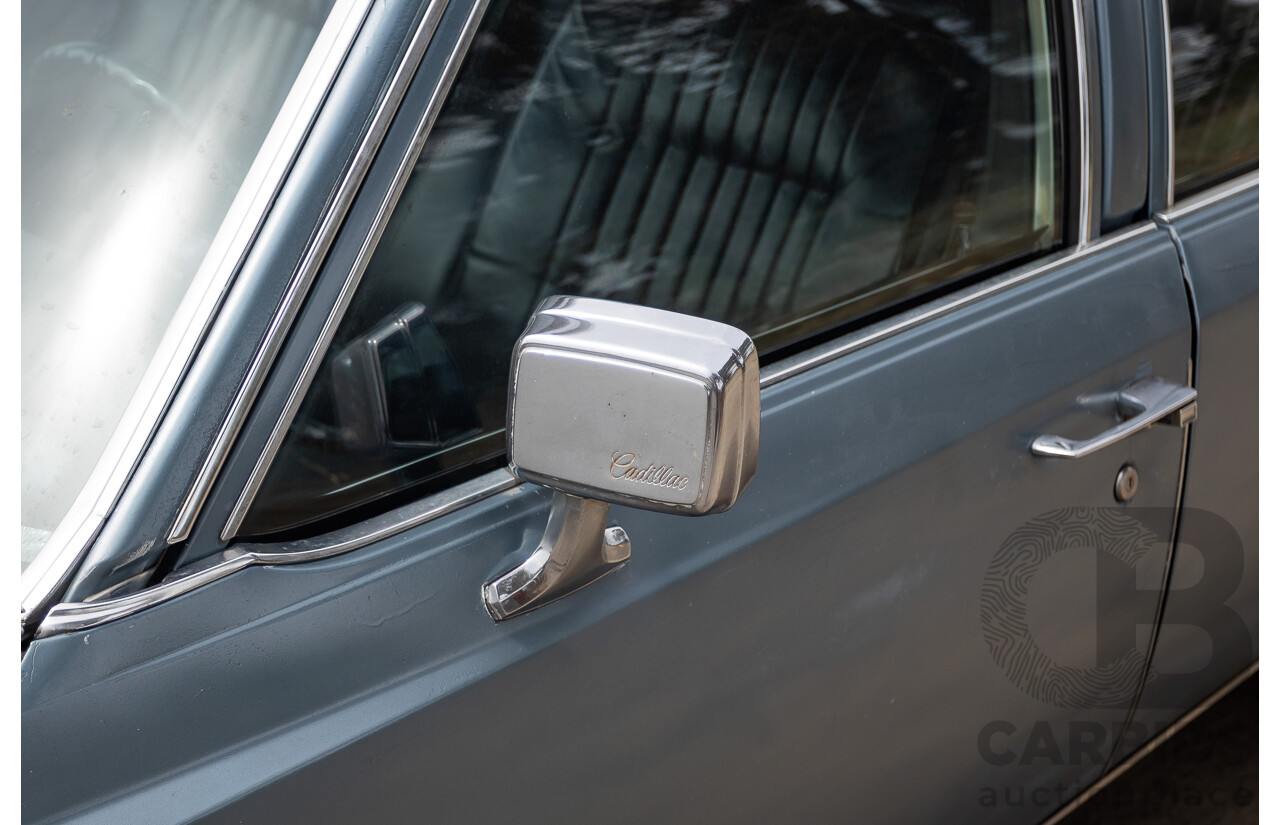 01/1981 Cadillac DeVille 4d Sedan Blue / Grey V8 5.0L