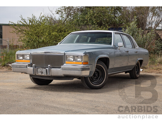 01/1981 Cadillac DeVille 4d Sedan Blue / Grey V8 5.0L