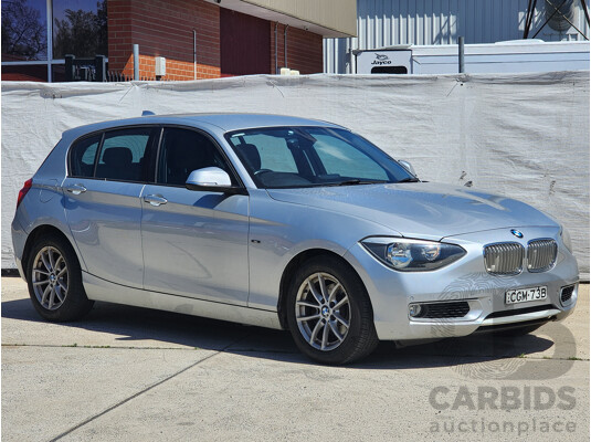 3/2012 Bmw 1 18i F20 5d Hatchback Silver 1.6L
