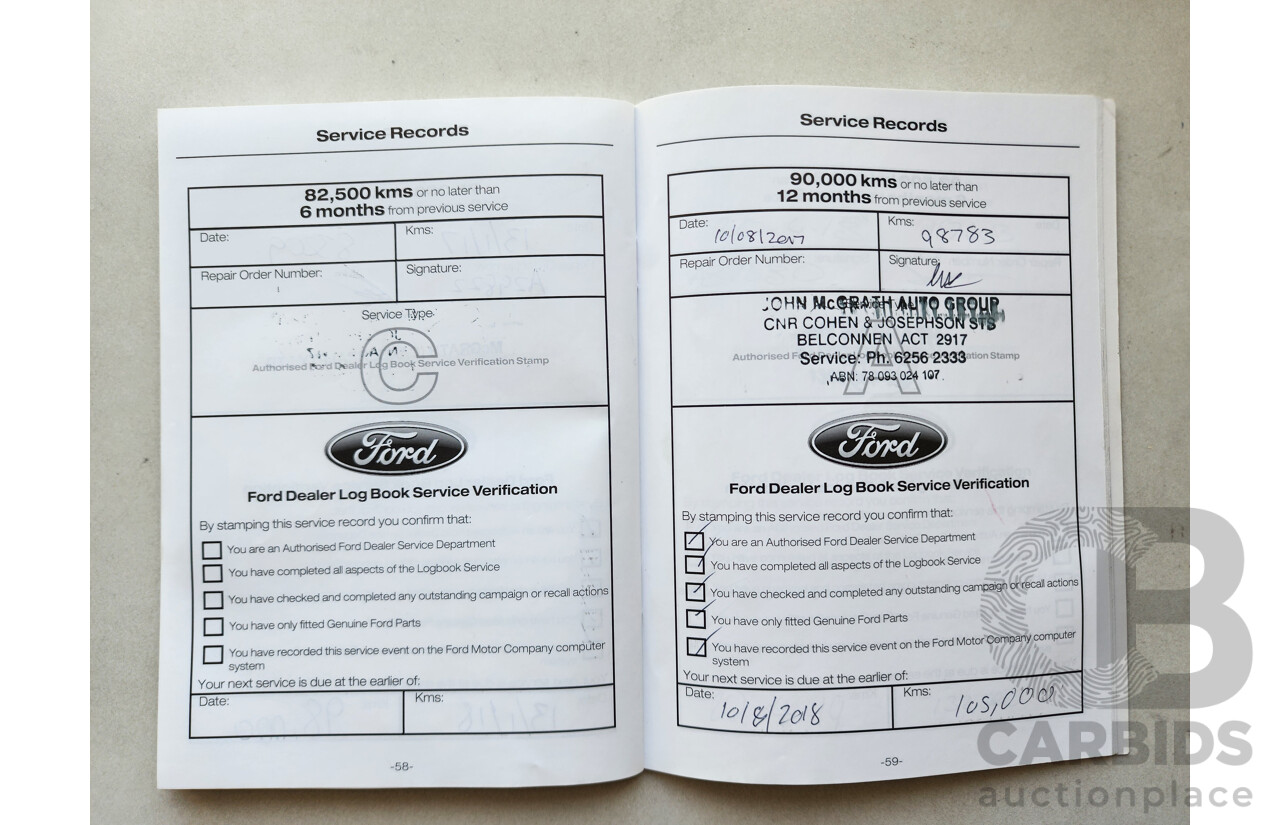 7/2013 Ford Kuga Trend (awd) TF 4d Wagon White 2.0L