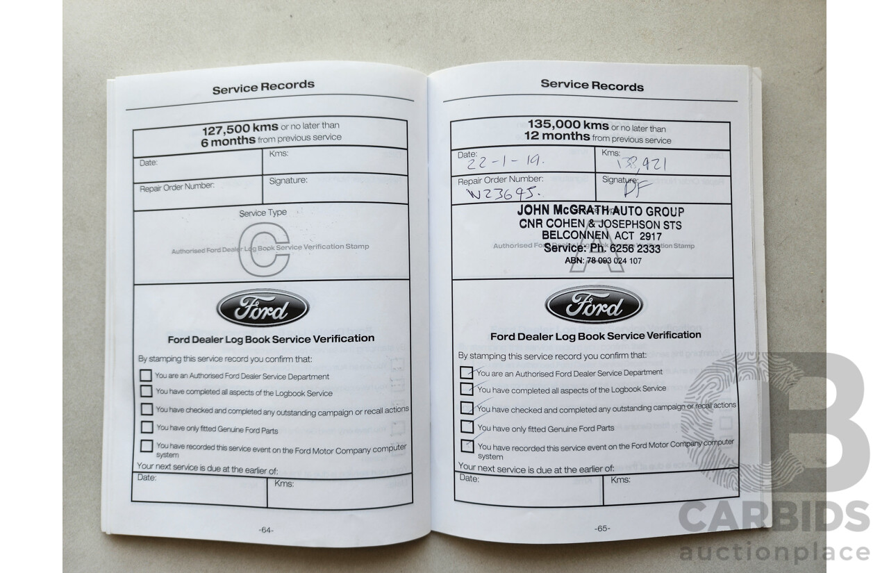 7/2013 Ford Kuga Trend (awd) TF 4d Wagon White 2.0L