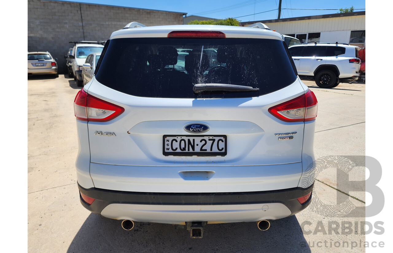 7/2013 Ford Kuga Trend (awd) TF 4d Wagon White 2.0L