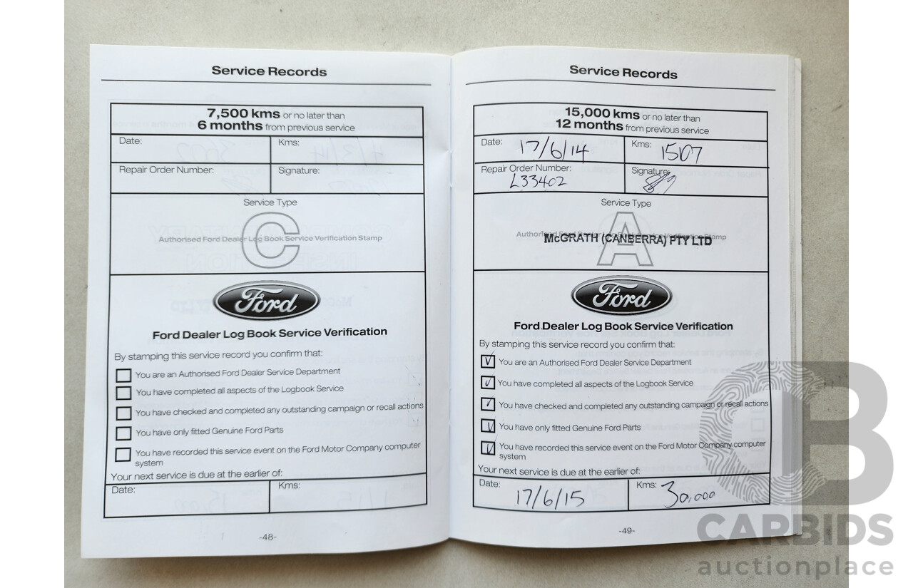 7/2013 Ford Kuga Trend (awd) TF 4d Wagon White 2.0L