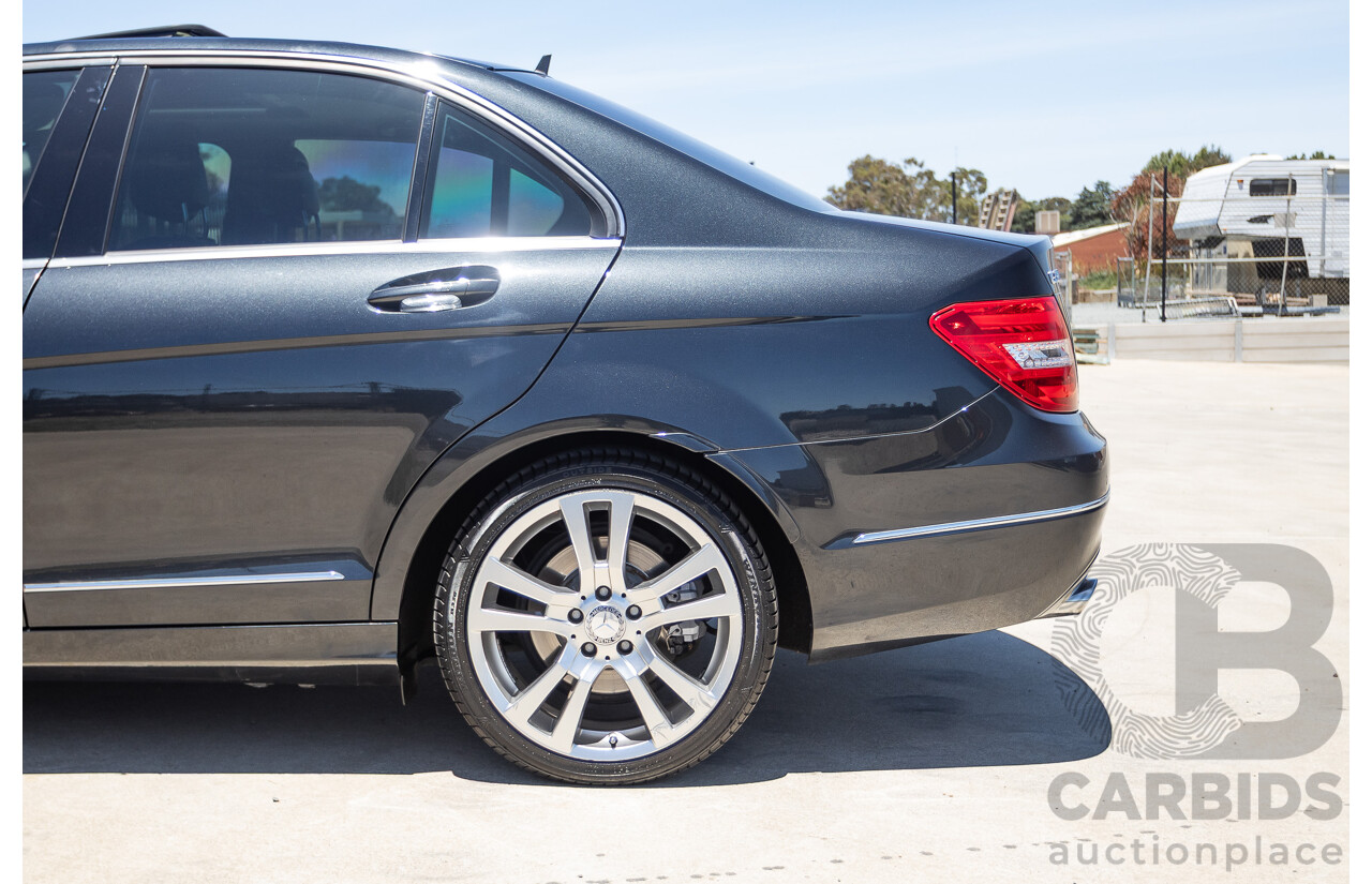 06/2011 Mercedes-Benz C250 CGI Avantgarde W204 MY10 UPGRADE 4D Sedan Magnetite Black Metallic 1.8L
