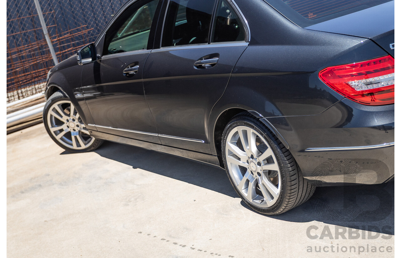 06/2011 Mercedes-Benz C250 CGI Avantgarde W204 MY10 UPGRADE 4D Sedan Magnetite Black Metallic 1.8L