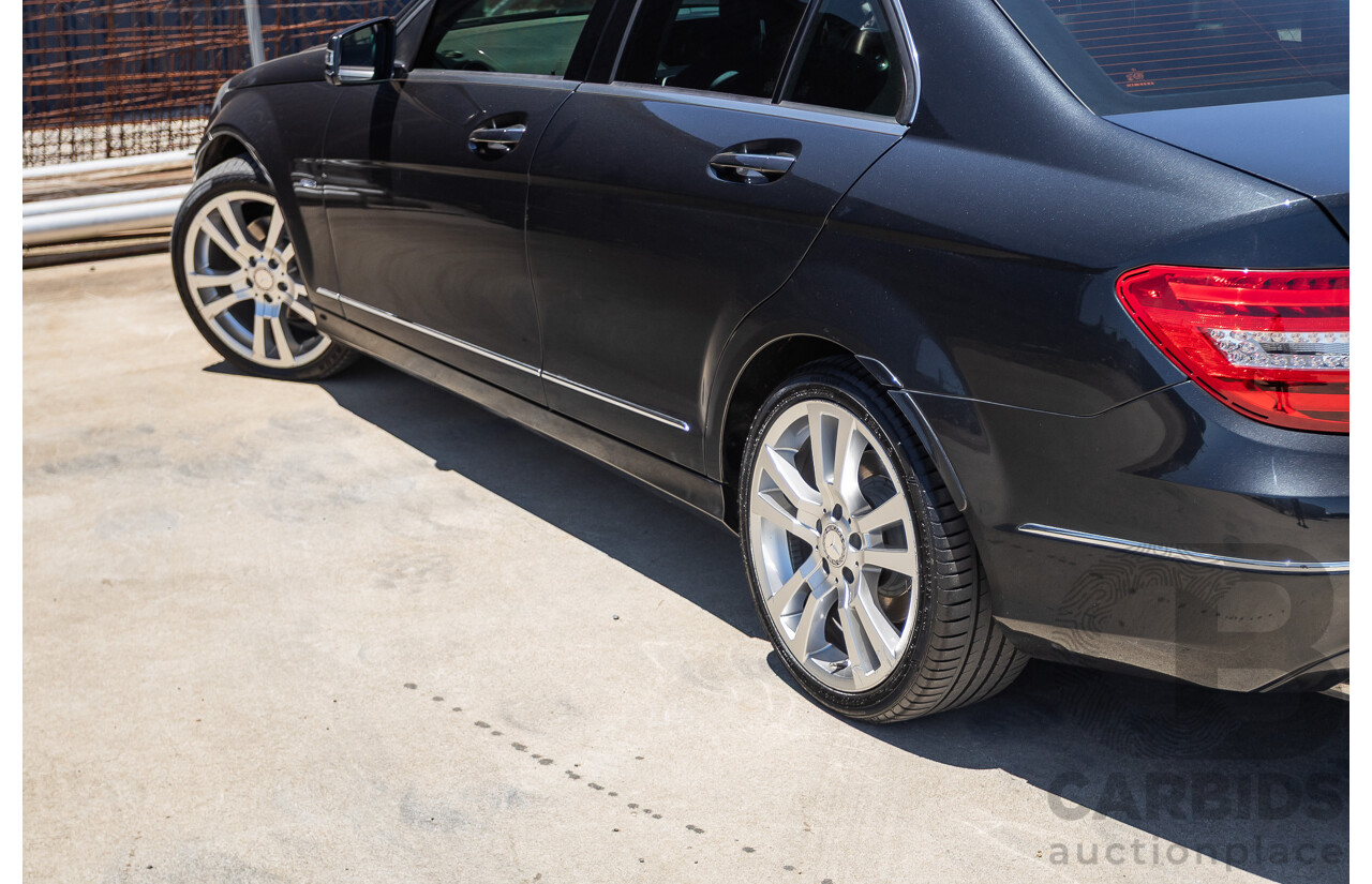 06/2011 Mercedes-Benz C250 CGI Avantgarde W204 MY10 UPGRADE 4D Sedan Magnetite Black Metallic 1.8L