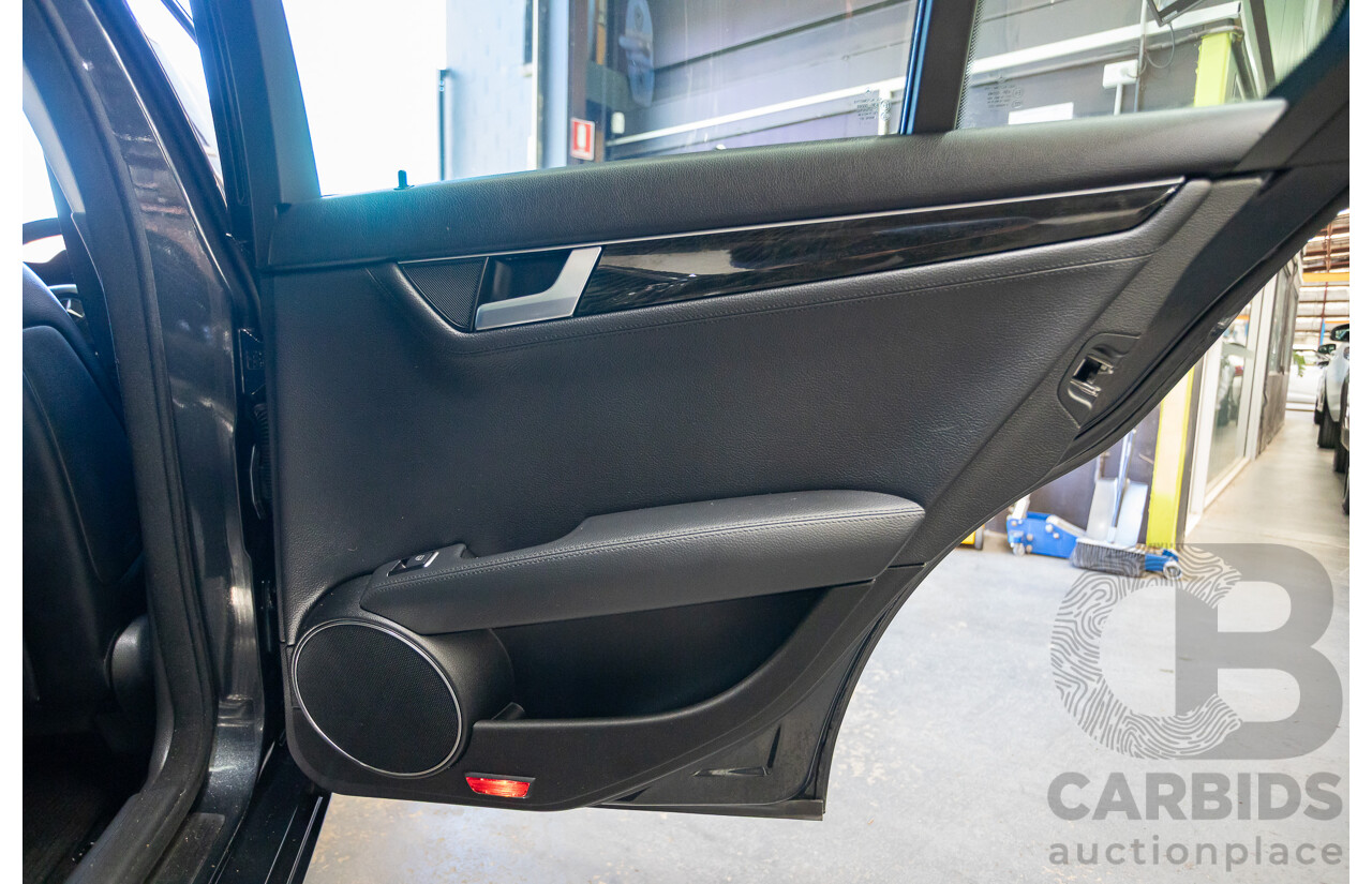 06/2011 Mercedes-Benz C250 CGI Avantgarde W204 MY10 UPGRADE 4D Sedan Magnetite Black Metallic 1.8L