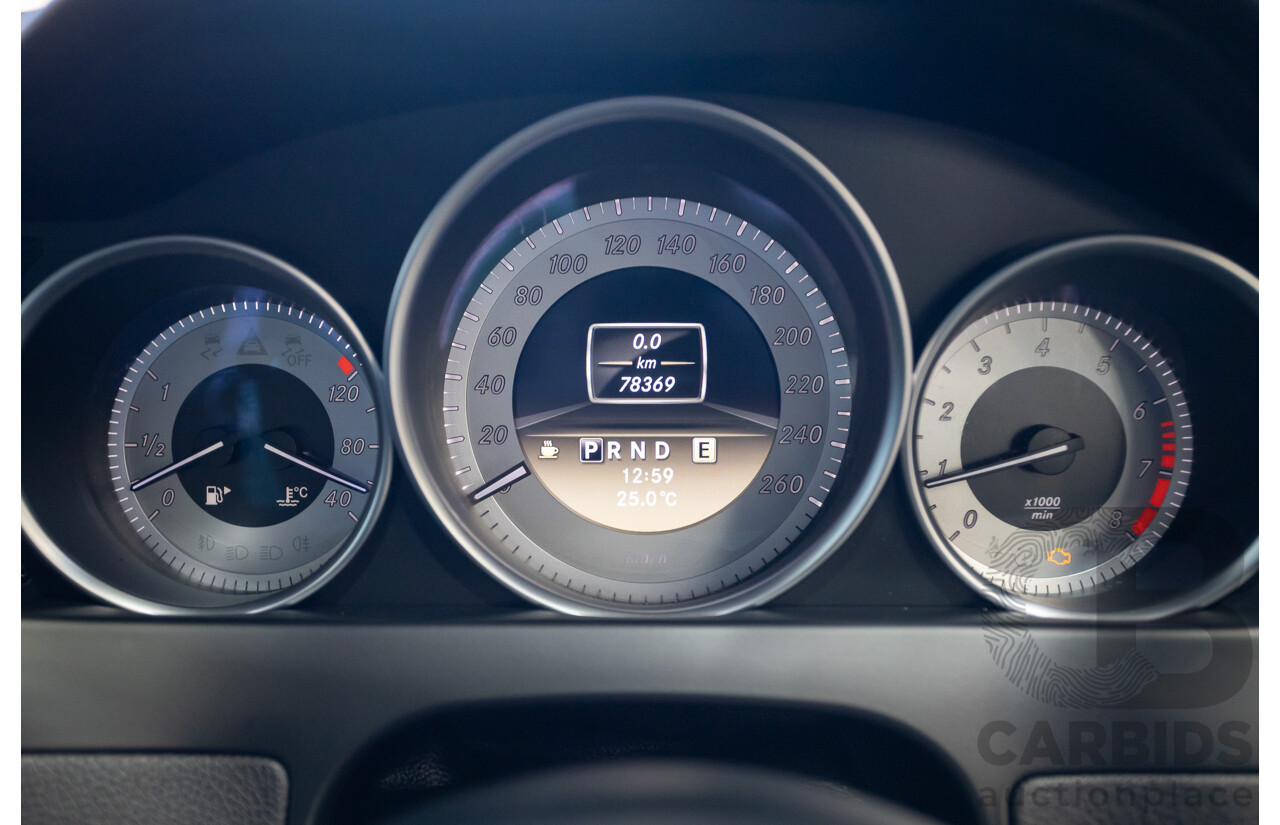 06/2011 Mercedes-Benz C250 CGI Avantgarde W204 MY10 UPGRADE 4D Sedan Magnetite Black Metallic 1.8L