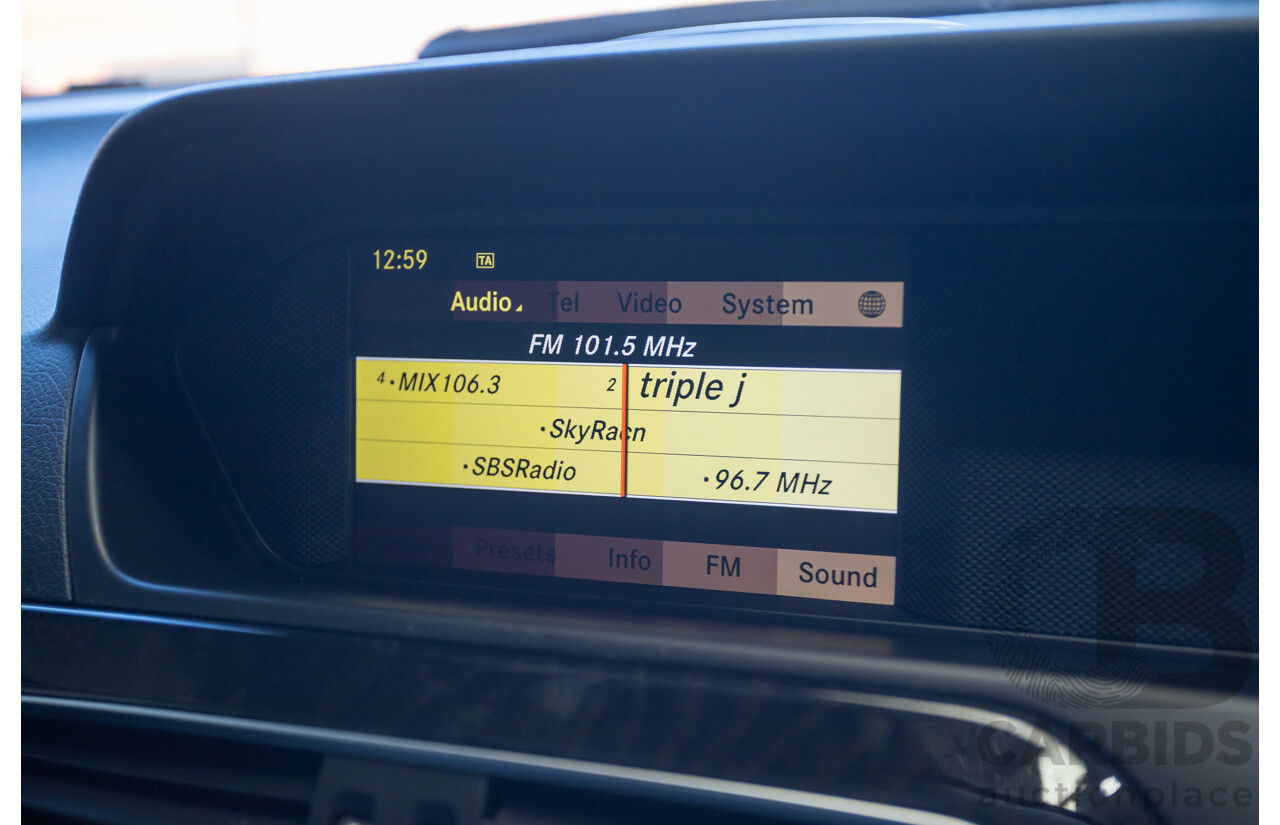 06/2011 Mercedes-Benz C250 CGI Avantgarde W204 MY10 UPGRADE 4D Sedan Magnetite Black Metallic 1.8L