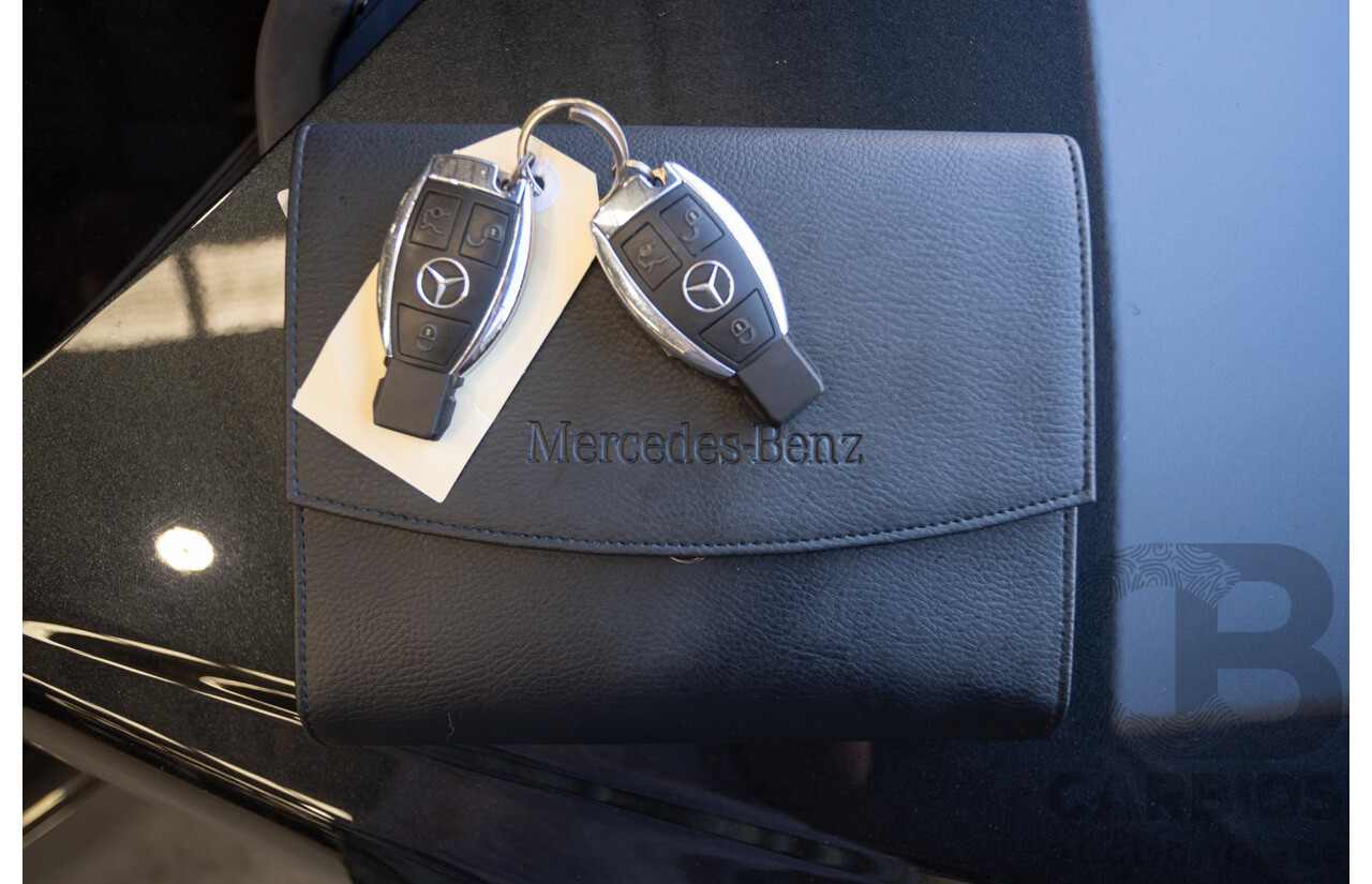 06/2011 Mercedes-Benz C250 CGI Avantgarde W204 MY10 UPGRADE 4D Sedan Magnetite Black Metallic 1.8L