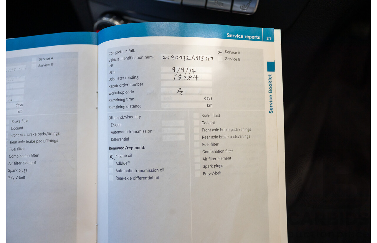 06/2011 Mercedes-Benz C250 CGI Avantgarde W204 MY10 UPGRADE 4D Sedan Magnetite Black Metallic 1.8L