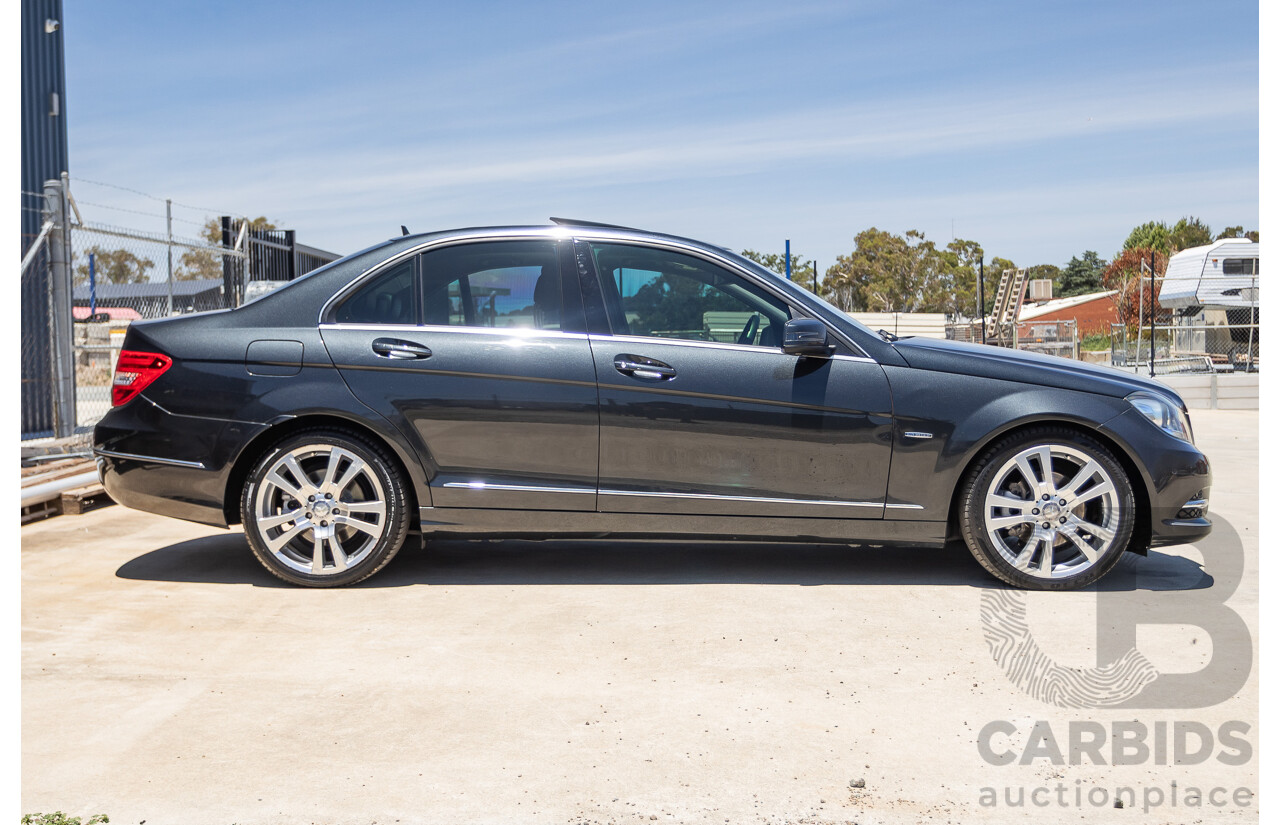 06/2011 Mercedes-Benz C250 CGI Avantgarde W204 MY10 UPGRADE 4D Sedan Magnetite Black Metallic 1.8L