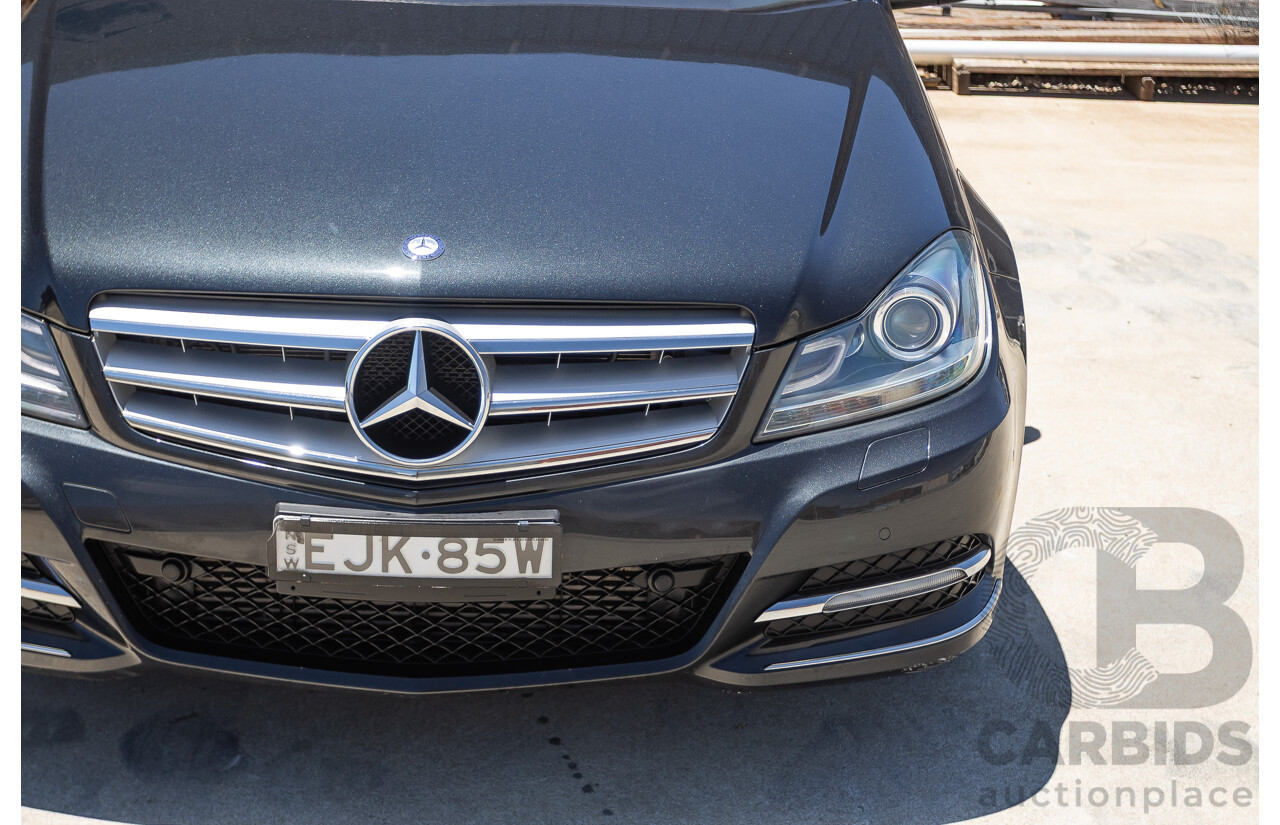 06/2011 Mercedes-Benz C250 CGI Avantgarde W204 MY10 UPGRADE 4D Sedan Magnetite Black Metallic 1.8L