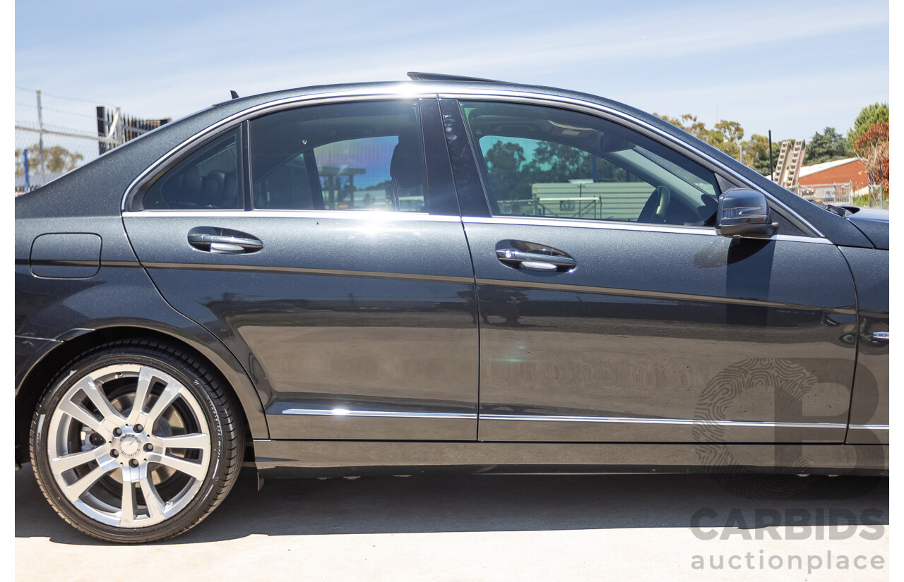 06/2011 Mercedes-Benz C250 CGI Avantgarde W204 MY10 UPGRADE 4D Sedan Magnetite Black Metallic 1.8L