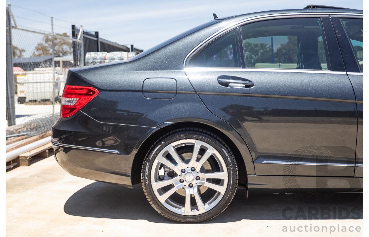 06/2011 Mercedes-Benz C250 CGI Avantgarde W204 MY10 UPGRADE 4D Sedan Magnetite Black Metallic 1.8L