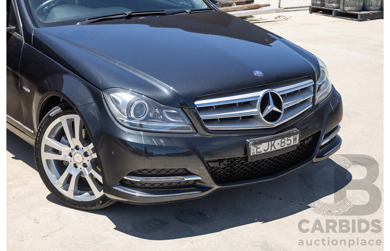 06/2011 Mercedes-Benz C250 CGI Avantgarde W204 MY10 UPGRADE 4D Sedan Magnetite Black Metallic 1.8L
