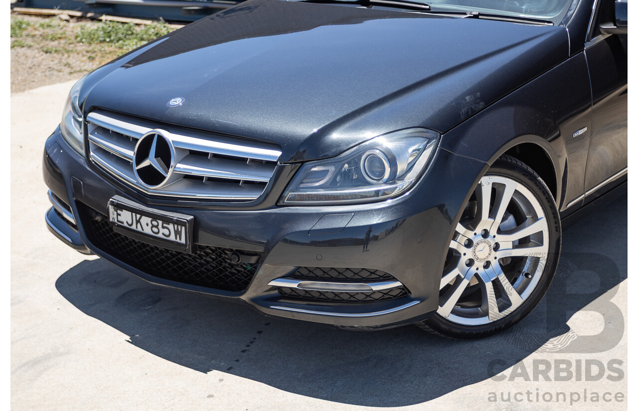 06/2011 Mercedes-Benz C250 CGI Avantgarde W204 MY10 UPGRADE 4D Sedan Magnetite Black Metallic 1.8L