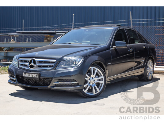 06/2011 Mercedes-Benz C250 CGI Avantgarde W204 MY10 UPGRADE 4D Sedan Magnetite Black Metallic 1.8L