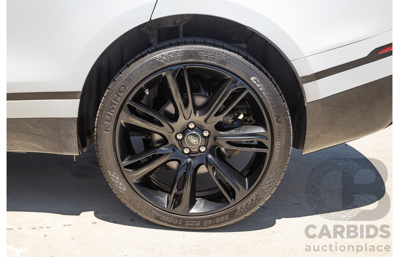 09/2017 Range Rover Velar D240 R-DYNAMIC S (AWD) MY18 4D Wagon Glacier White Turbo Diesel 2.0L