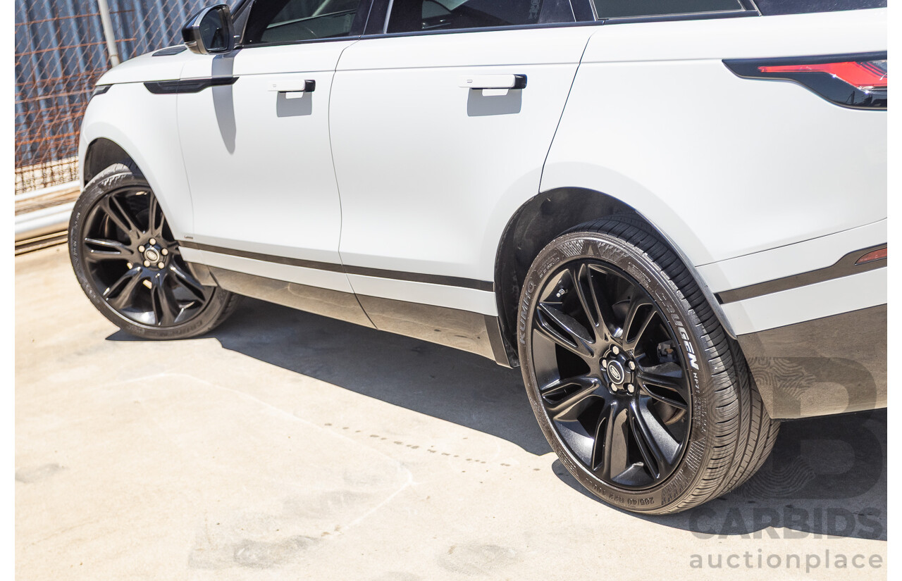 09/2017 Range Rover Velar D240 R-DYNAMIC S (AWD) MY18 4D Wagon Glacier White Turbo Diesel 2.0L