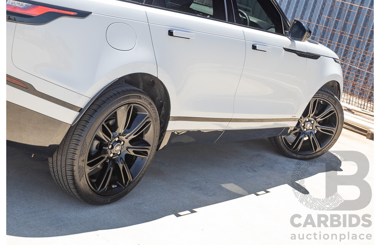 09/2017 Range Rover Velar D240 R-DYNAMIC S (AWD) MY18 4D Wagon Glacier White Turbo Diesel 2.0L