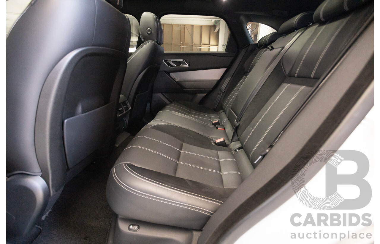 09/2017 Range Rover Velar D240 R-DYNAMIC S (AWD) MY18 4D Wagon Glacier White Turbo Diesel 2.0L