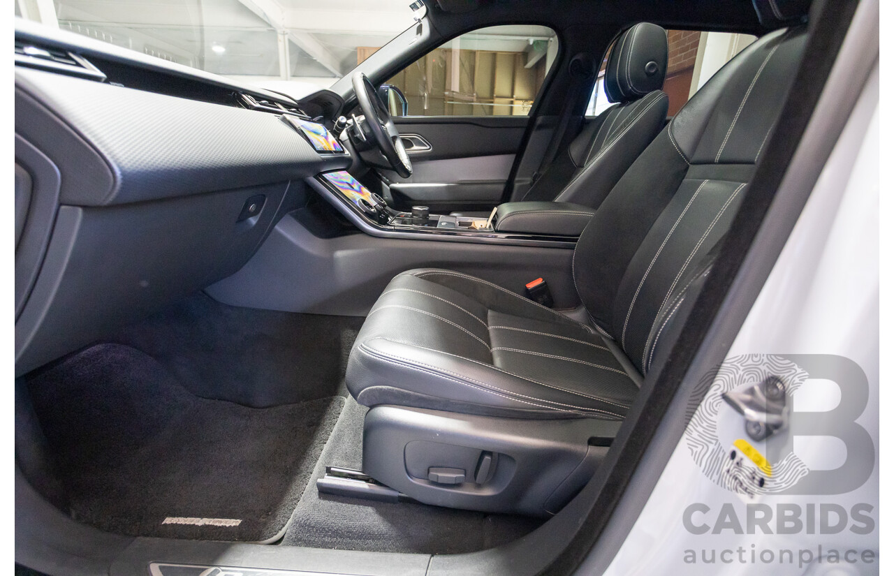 09/2017 Range Rover Velar D240 R-DYNAMIC S (AWD) MY18 4D Wagon Glacier White Turbo Diesel 2.0L