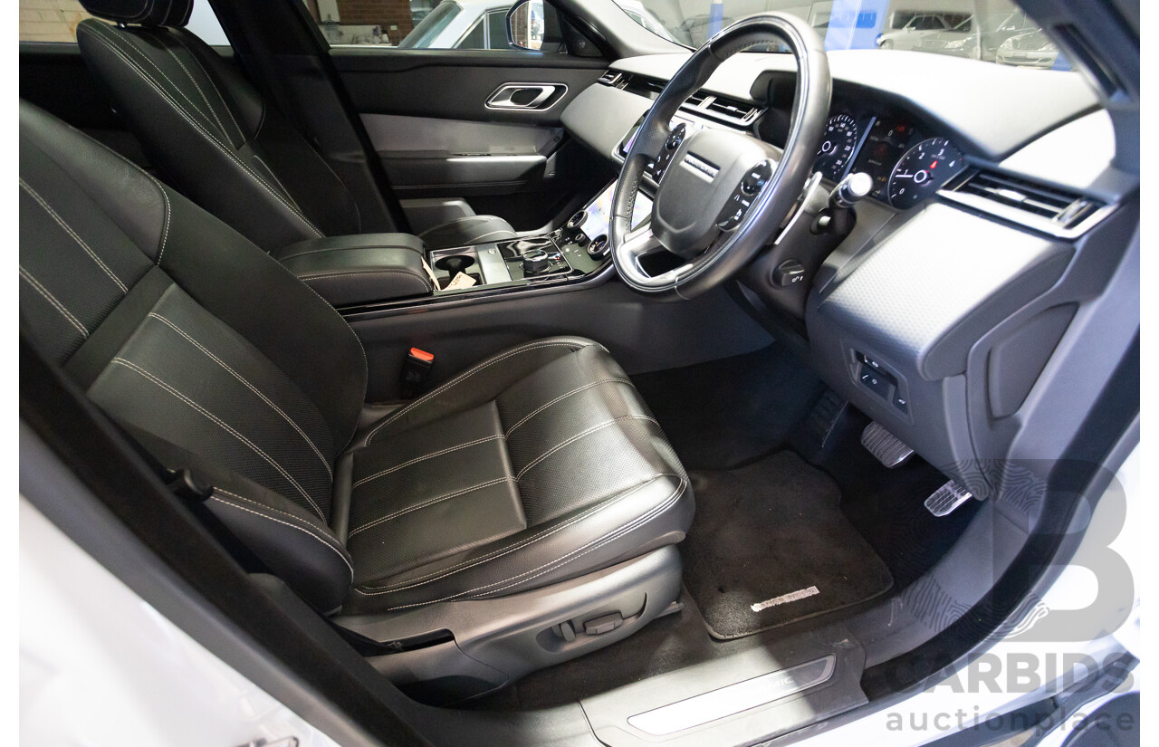 09/2017 Range Rover Velar D240 R-DYNAMIC S (AWD) MY18 4D Wagon Glacier White Turbo Diesel 2.0L