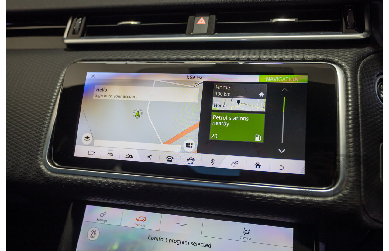 09/2017 Range Rover Velar D240 R-DYNAMIC S (AWD) MY18 4D Wagon Glacier White Turbo Diesel 2.0L