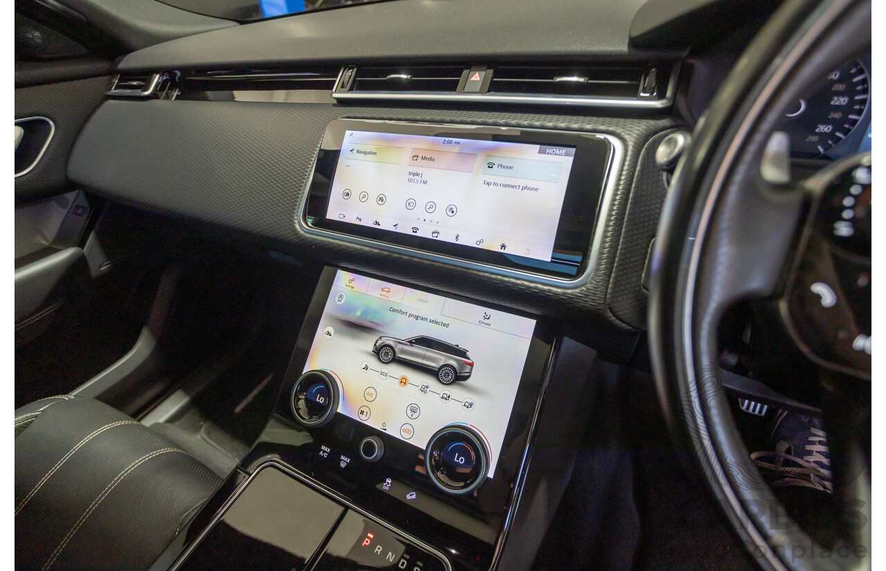 09/2017 Range Rover Velar D240 R-DYNAMIC S (AWD) MY18 4D Wagon Glacier White Turbo Diesel 2.0L