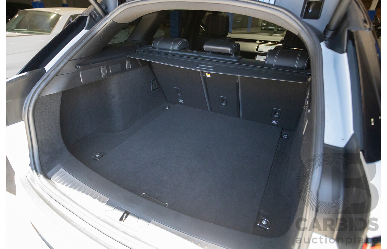 09/2017 Range Rover Velar D240 R-DYNAMIC S (AWD) MY18 4D Wagon Glacier White Turbo Diesel 2.0L