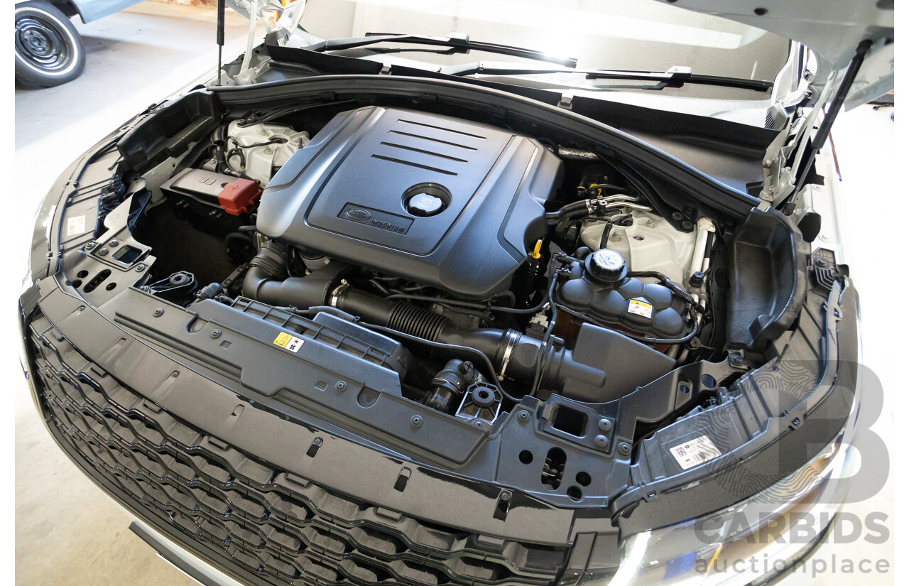 09/2017 Range Rover Velar D240 R-DYNAMIC S (AWD) MY18 4D Wagon Glacier White Turbo Diesel 2.0L