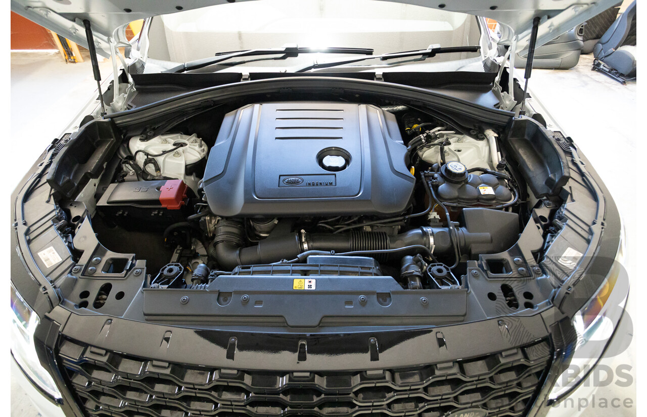 09/2017 Range Rover Velar D240 R-DYNAMIC S (AWD) MY18 4D Wagon Glacier White Turbo Diesel 2.0L