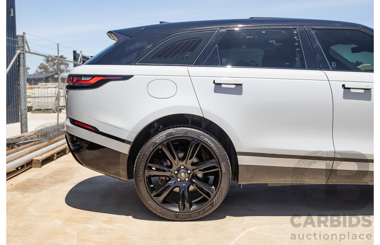 09/2017 Range Rover Velar D240 R-DYNAMIC S (AWD) MY18 4D Wagon Glacier White Turbo Diesel 2.0L