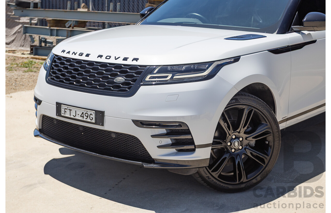 09/2017 Range Rover Velar D240 R-DYNAMIC S (AWD) MY18 4D Wagon Glacier White Turbo Diesel 2.0L