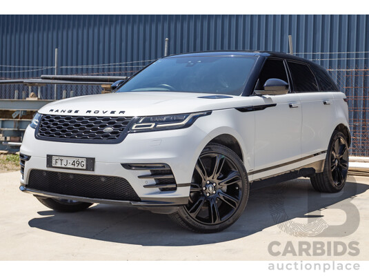 09/2017 Range Rover Velar D240 R-DYNAMIC S (AWD) MY18 4D Wagon Glacier White Turbo Diesel 2.0L