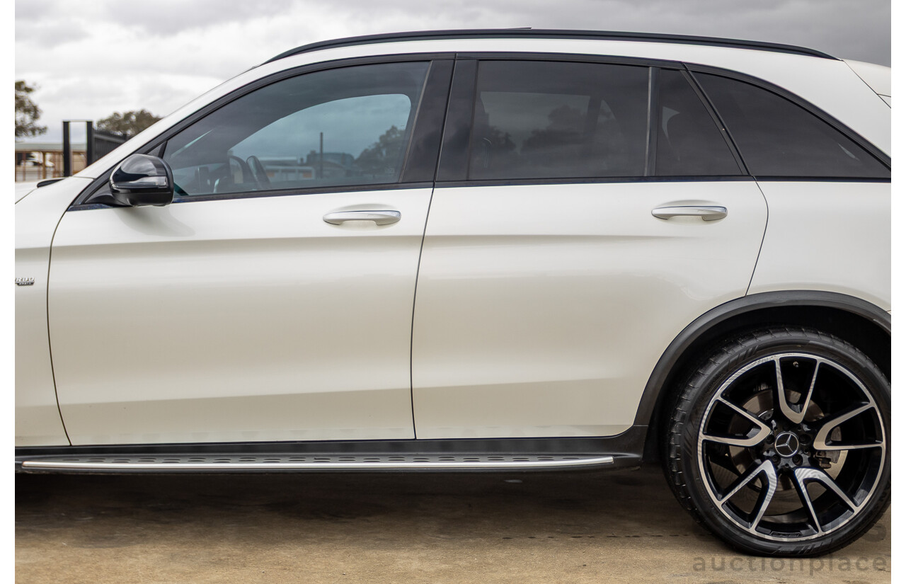 12/2016 Mercedes-Benz GLC 43 AMG (AWD) 253 MY17 4D Wagon Diamond White Bright Turbo 3.0L