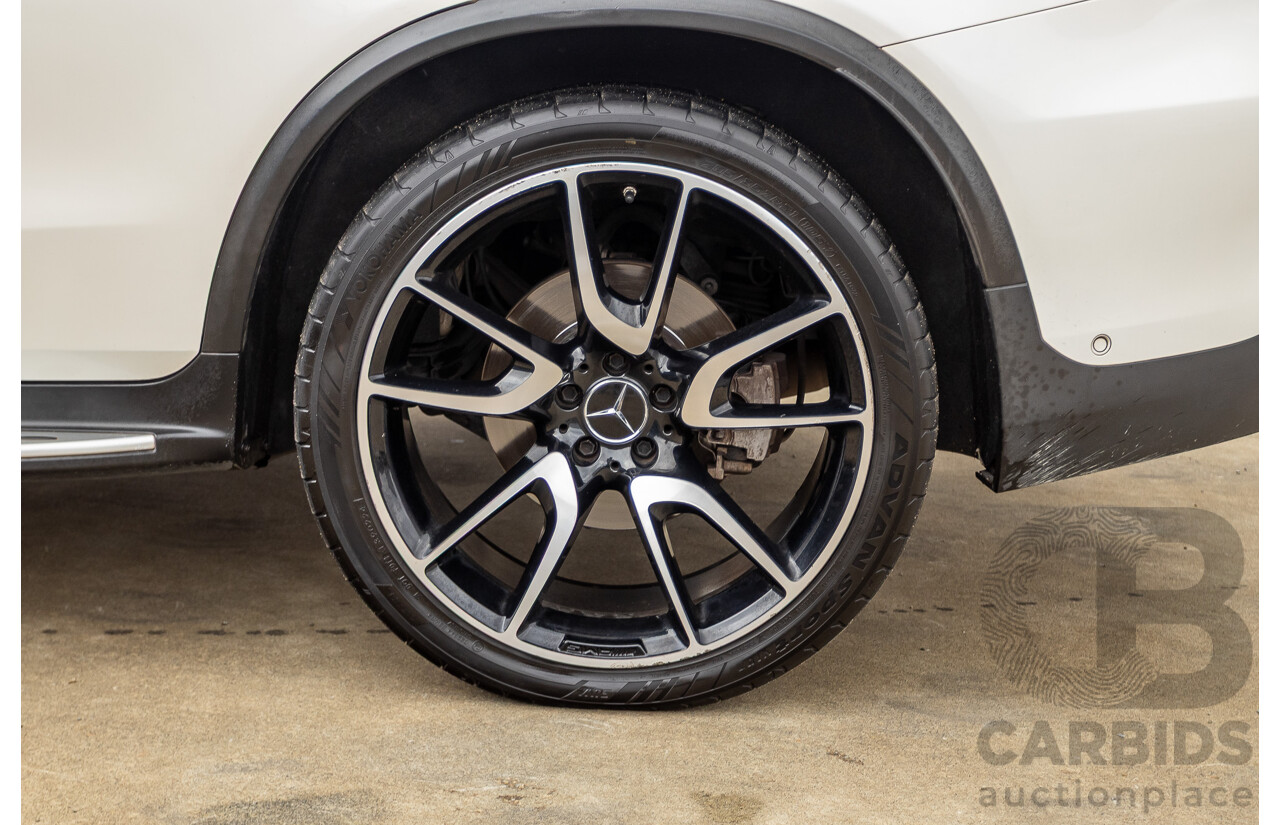 12/2016 Mercedes-Benz GLC 43 AMG (AWD) 253 MY17 4D Wagon Diamond White Bright Turbo 3.0L