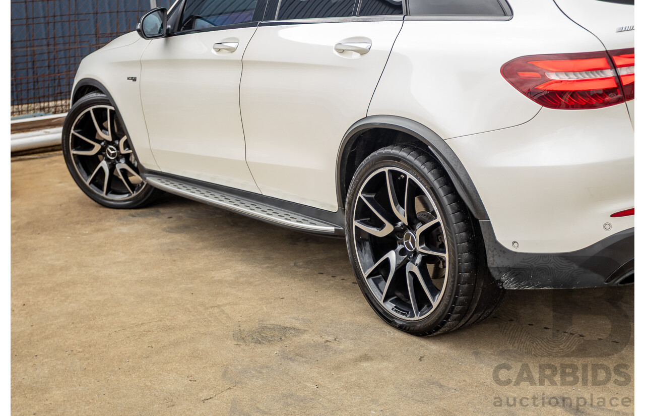 12/2016 Mercedes-Benz GLC 43 AMG (AWD) 253 MY17 4D Wagon Diamond White Bright Turbo 3.0L