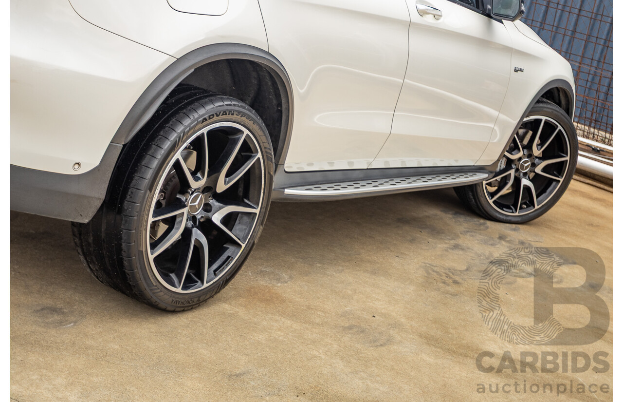 12/2016 Mercedes-Benz GLC 43 AMG (AWD) 253 MY17 4D Wagon Diamond White Bright Turbo 3.0L