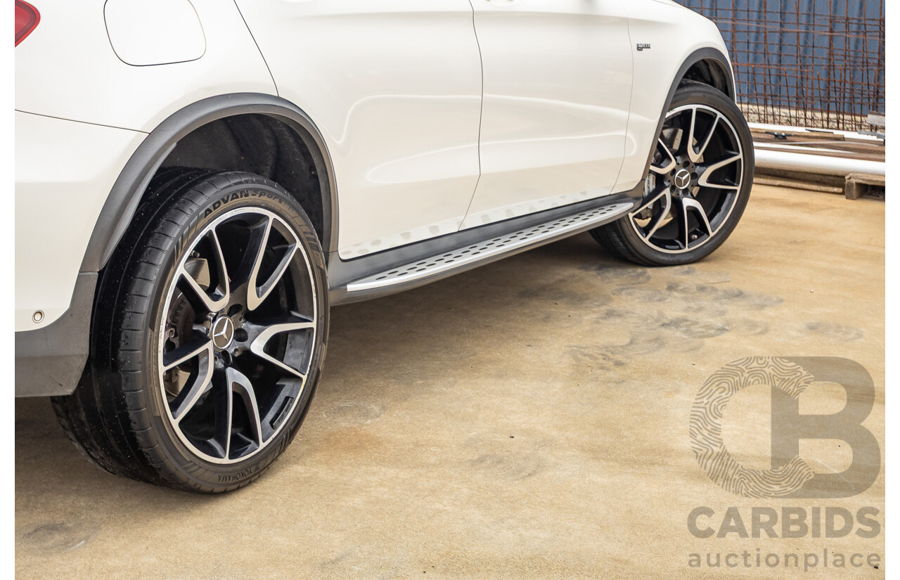 12/2016 Mercedes-Benz GLC 43 AMG (AWD) 253 MY17 4D Wagon Diamond White Bright Turbo 3.0L