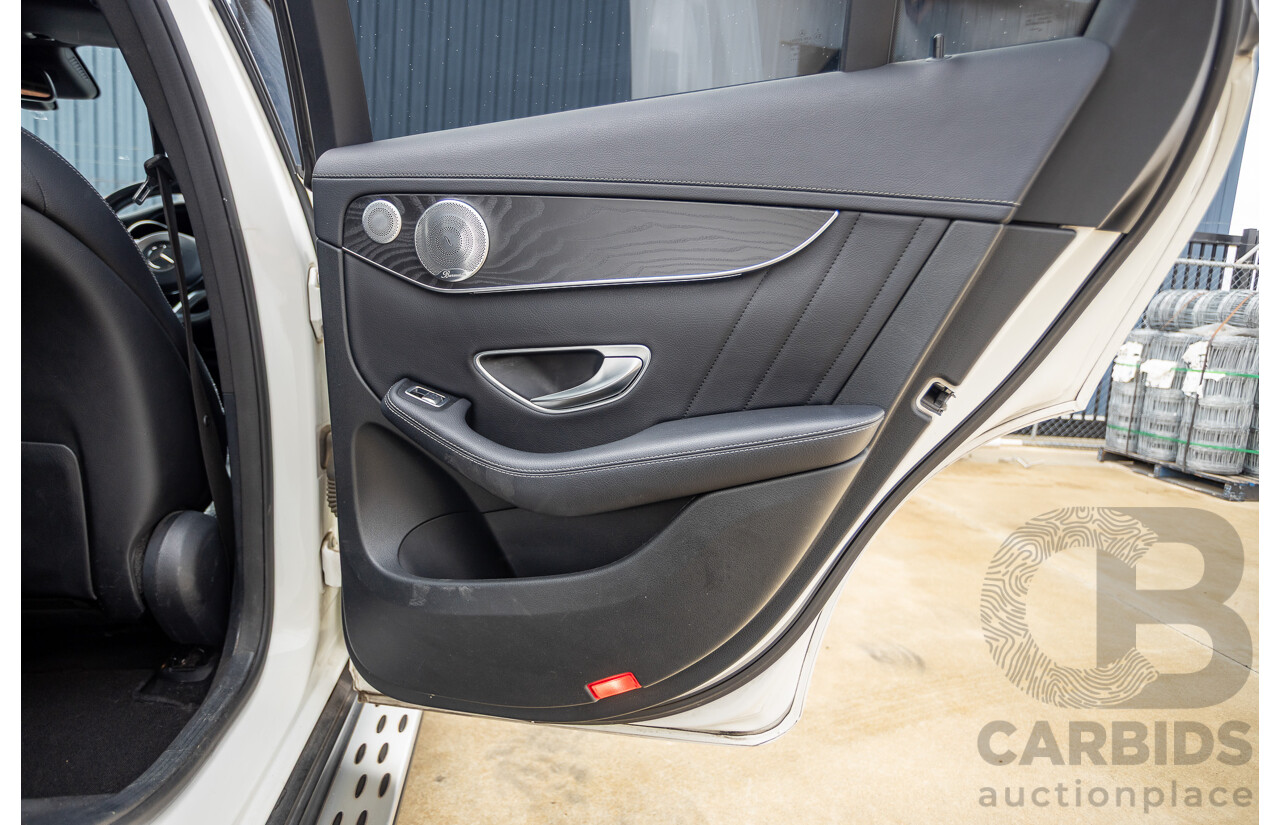 12/2016 Mercedes-Benz GLC 43 AMG (AWD) 253 MY17 4D Wagon Diamond White Bright Turbo 3.0L