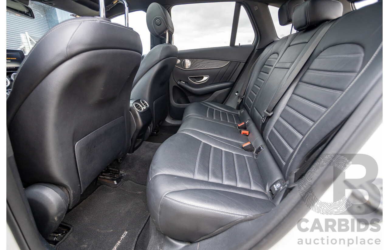 12/2016 Mercedes-Benz GLC 43 AMG (AWD) 253 MY17 4D Wagon Diamond White Bright Turbo 3.0L