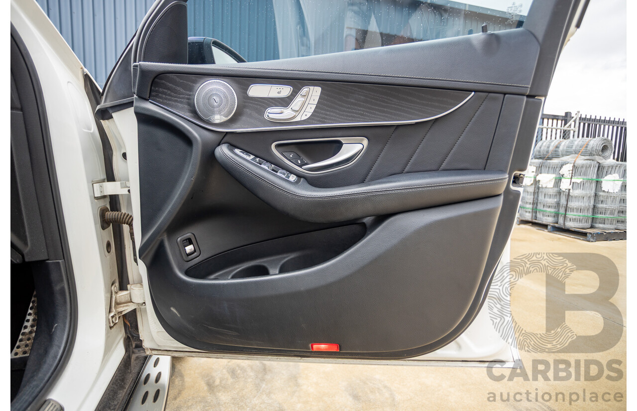 12/2016 Mercedes-Benz GLC 43 AMG (AWD) 253 MY17 4D Wagon Diamond White Bright Turbo 3.0L