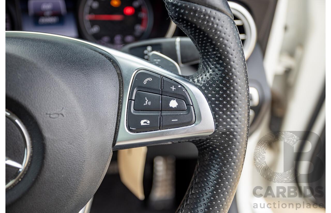 12/2016 Mercedes-Benz GLC 43 AMG (AWD) 253 MY17 4D Wagon Diamond White Bright Turbo 3.0L