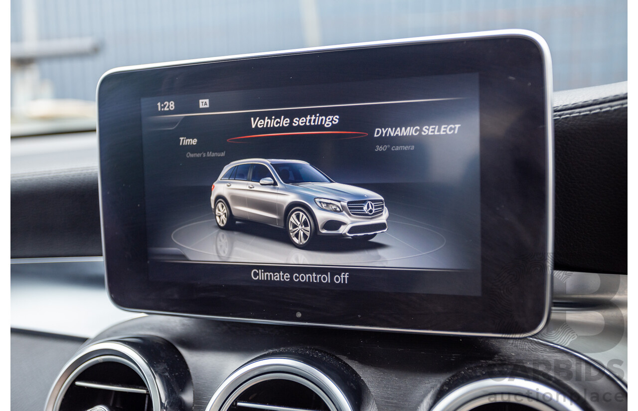 12/2016 Mercedes-Benz GLC 43 AMG (AWD) 253 MY17 4D Wagon Diamond White Bright Turbo 3.0L