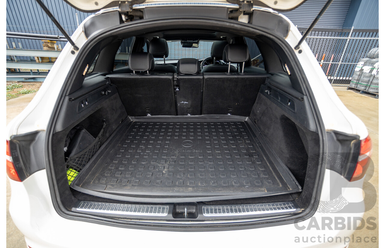 12/2016 Mercedes-Benz GLC 43 AMG (AWD) 253 MY17 4D Wagon Diamond White Bright Turbo 3.0L