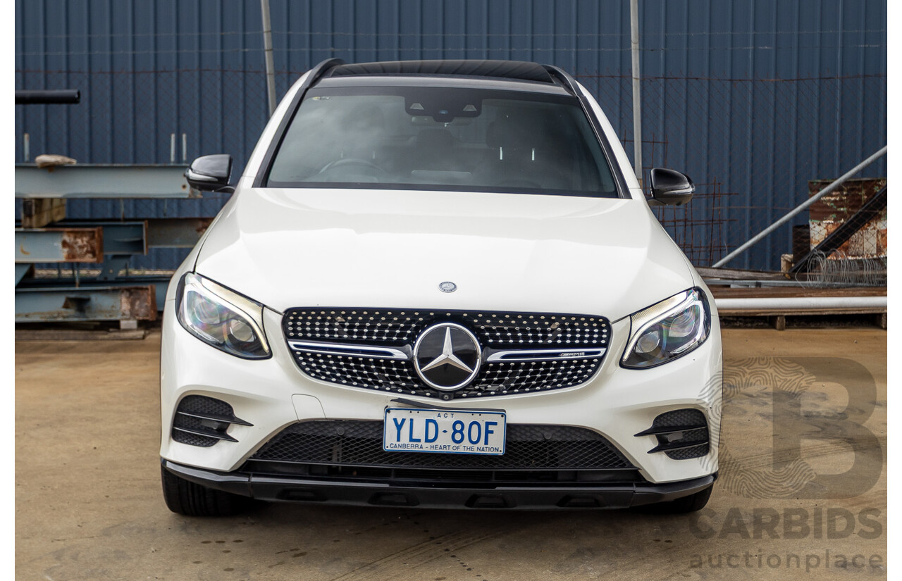 12/2016 Mercedes-Benz GLC 43 AMG (AWD) 253 MY17 4D Wagon Diamond White Bright Turbo 3.0L