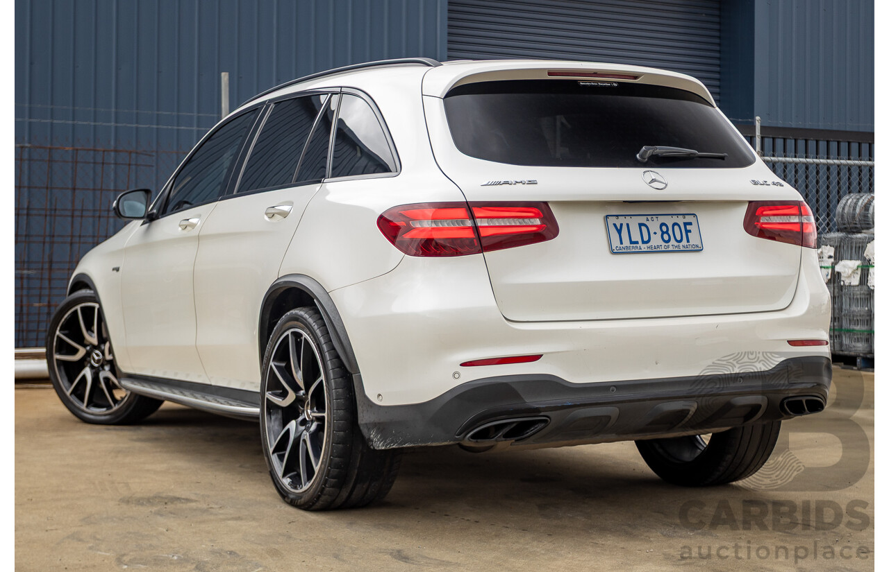 12/2016 Mercedes-Benz GLC 43 AMG (AWD) 253 MY17 4D Wagon Diamond White Bright Turbo 3.0L