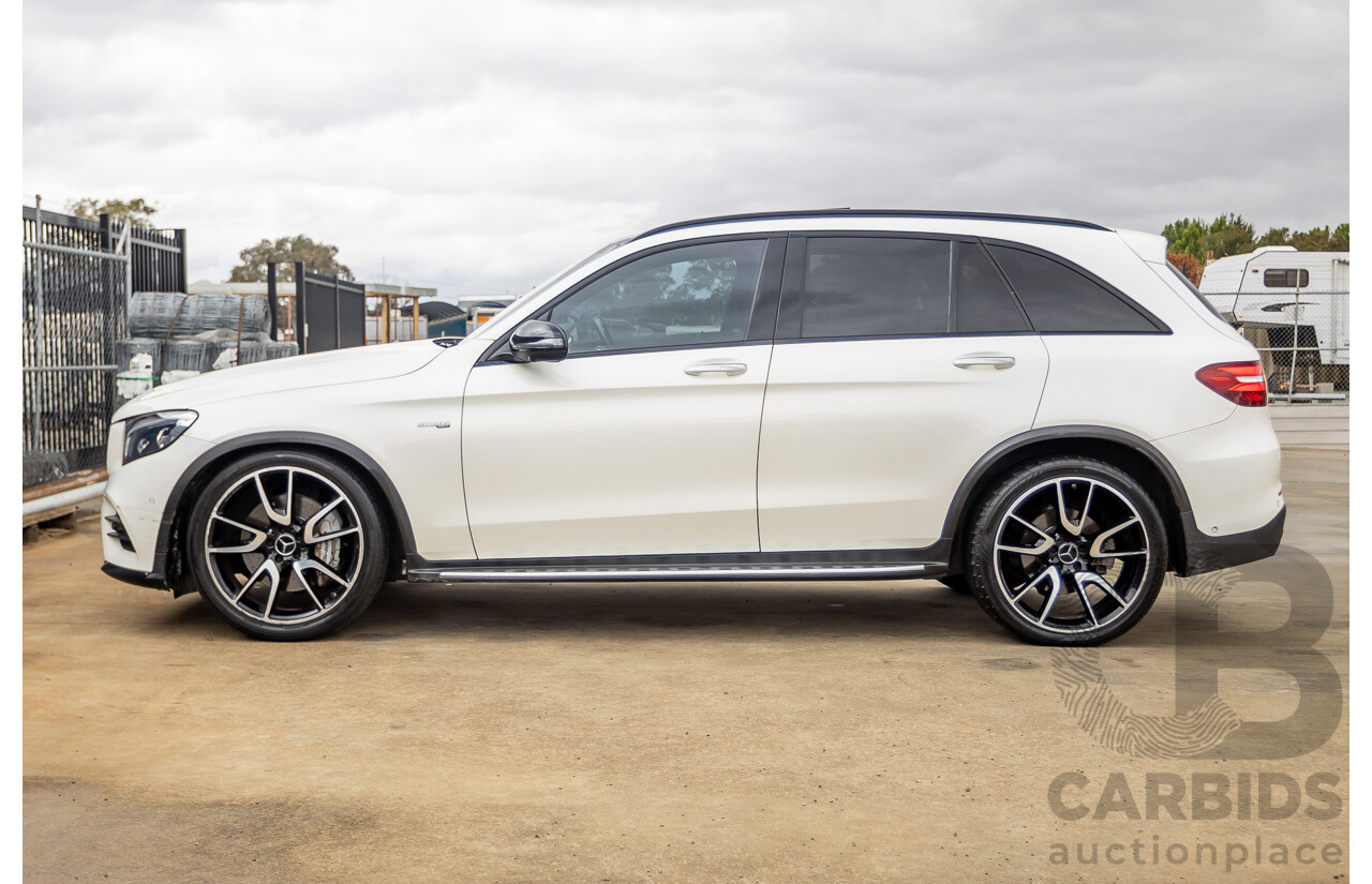 12/2016 Mercedes-Benz GLC 43 AMG (AWD) 253 MY17 4D Wagon Diamond White Bright Turbo 3.0L